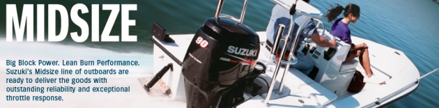Lodní motory Suzuki závěsné spalovací 4-takty